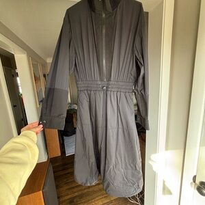 Moncler Black Dress with Down Skirt